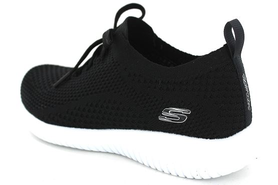 Skechers baskets sneakers 12841 bkw ultra flex noir5500101_3