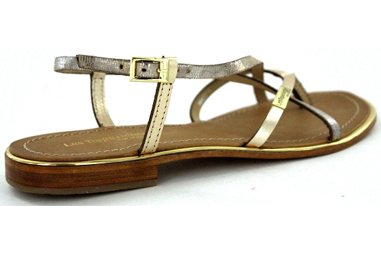 Les tropeziennes sandales nu pieds monaco c0417 cuir or5506901_2