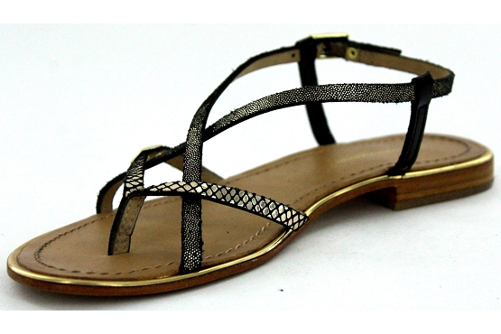 Les tropeziennes sandales nu pieds monaco c09111 cuir noir5507001_3
