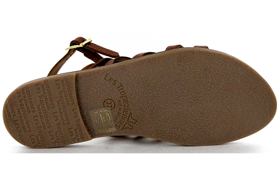 Les tropeziennes sandales nu pieds herilo c11433 cuir tan5507101_4