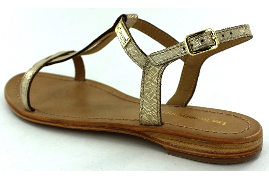 Les tropeziennes sandales nu pieds hamat c11472 cuir or5507401_3