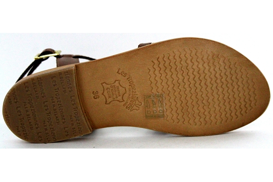 Les tropeziennes sandales nu pieds hapax c11484 cuir tan5507501_4