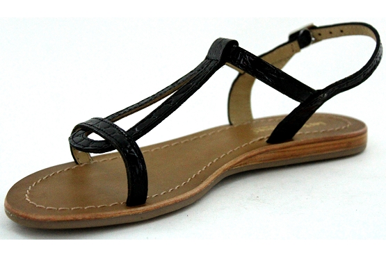 Les tropeziennes sandales nu pieds hacroc c24401 noir5509001_3