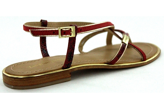 Les tropeziennes sandales nu pieds monagold c27202 rouge5509901_2