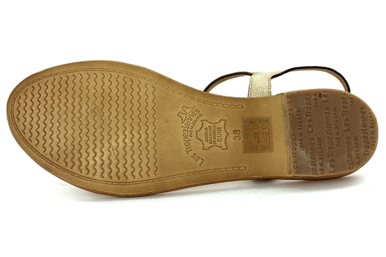 Les tropeziennes sandales nu pieds hamat c1147 cuir or5511401_4