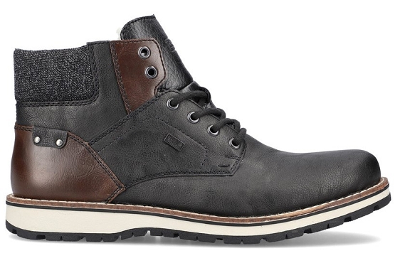 Rieker bottines boots 38434.00 noir cuir noir5518601_3