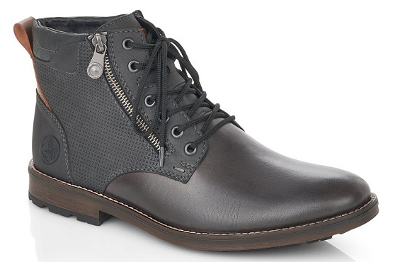 Rieker bottines boots f5521.15 cuir noir