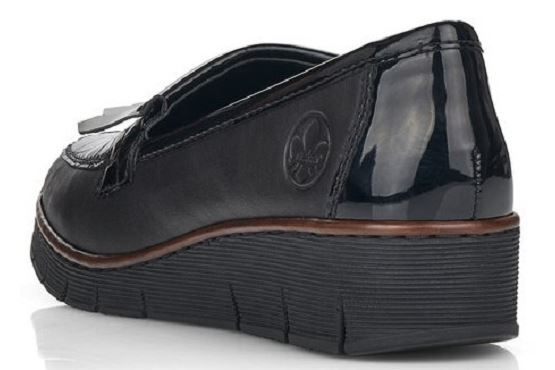 Rieker mocassins 53764.00 cuir noir5519401_4