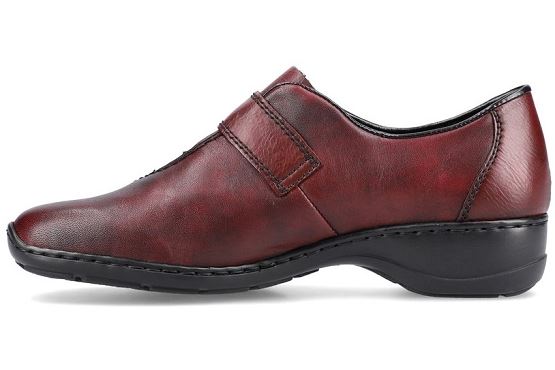 Rieker velcro 58370.35 cuir bordeaux5519601_2