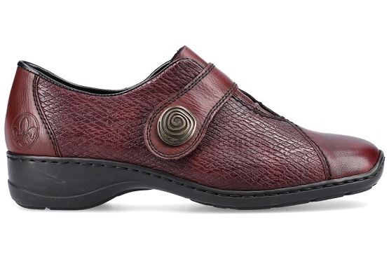 Rieker velcro 58370.35 cuir bordeaux5519601_3