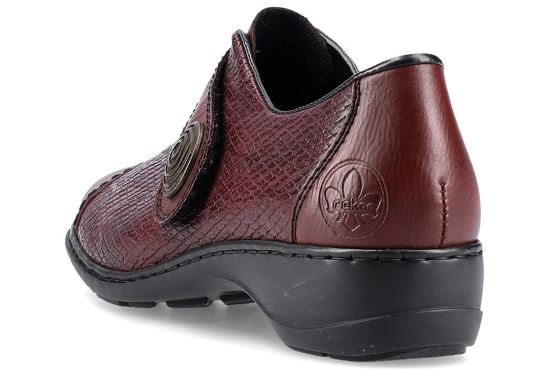 Rieker velcro 58370.35 cuir bordeaux5519601_4