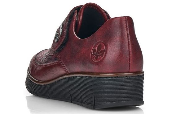 Rieker velcro 537c0.35 cuir bordeaux5519801_4