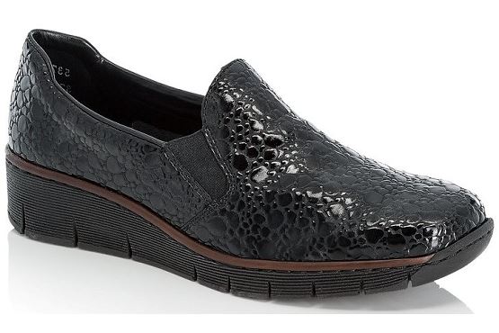 Rieker mocassins 53766.45 cuir noir5520101_1