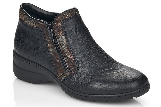 Rieker boots bottine l4382.00 cuir noir5520301_1