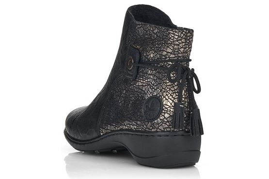 Rieker boots bottine 78363.00 cuir noir5520401_4