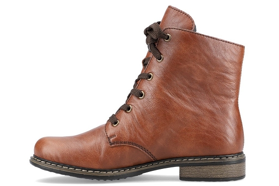 Rieker boots bottine 71204.22 cuir marron5522101_2