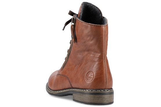 Rieker boots bottine 71204.22 cuir marron5522101_4