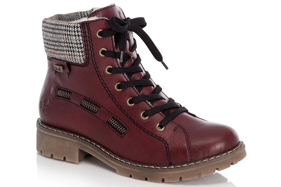 Rieker boots bottine y9141.35 rouge5522601_1