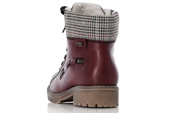 Rieker boots bottine y9141.35 rouge5522601_4