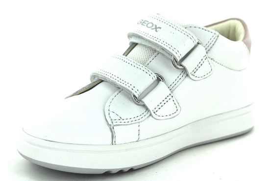 Geox baskets sneakers b044cc cuir blanc5523801_3