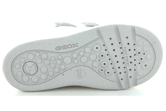 Geox baskets sneakers b044cc cuir blanc5523801_4