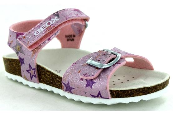 Geox sandales et nu pieds j028mc cuir rose5527101_1