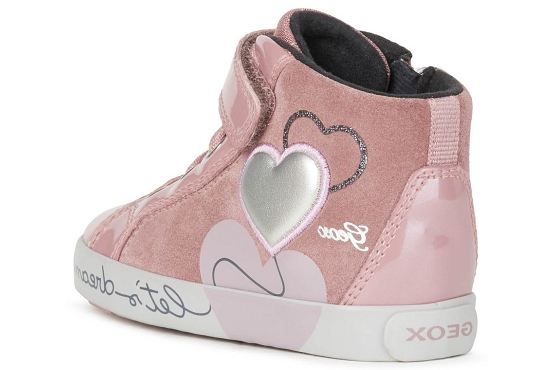 Geox baskets sneakers b16d5b cuir rose5532401_4
