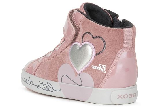 Geox baskets sneakers b16d5b cuir rose5532401_4