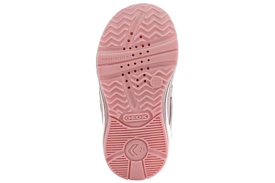 Geox baskets sneakers b1685b cuir rose5532501_5