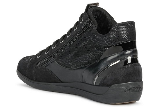 Geox baskets sneakers d1668a noir5533201_3
