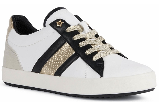 Geox baskets sneakers d166ha blanc5533401_1