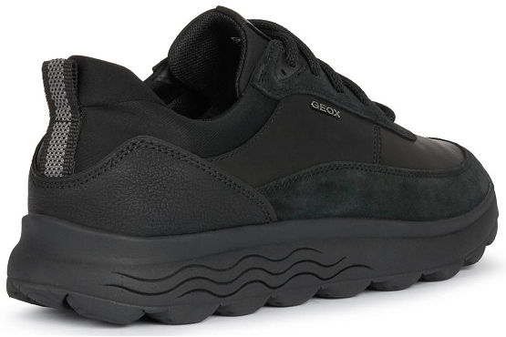 Geox baskets sneakers u16bye cuir noir5534601_4