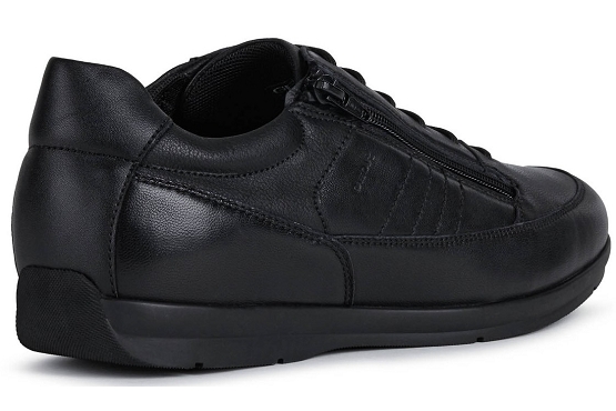 Geox baskets sneakers u167va cuir noir5534801_4