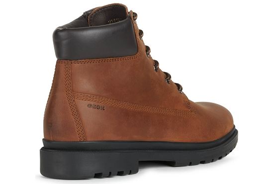 Geox bottines boots u16ddf cuir camel5535001_4