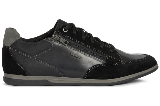 Geox baskets sneakers u164ge cuir noir5535301_2