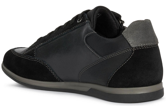 Geox baskets sneakers u164ge cuir noir5535301_3