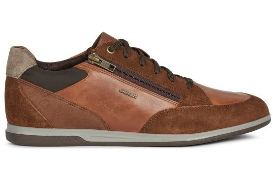 Geox baskets sneakers u164ge cuir camel5535401_2