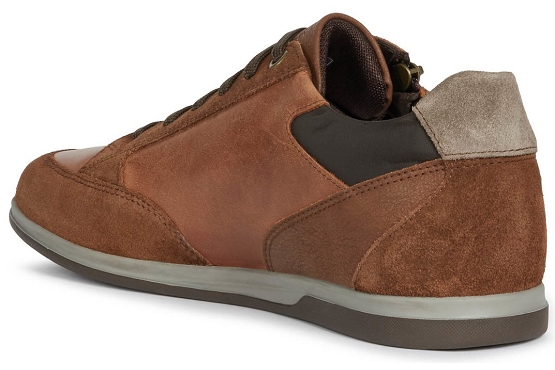Geox baskets sneakers u164ge cuir camel5535401_3