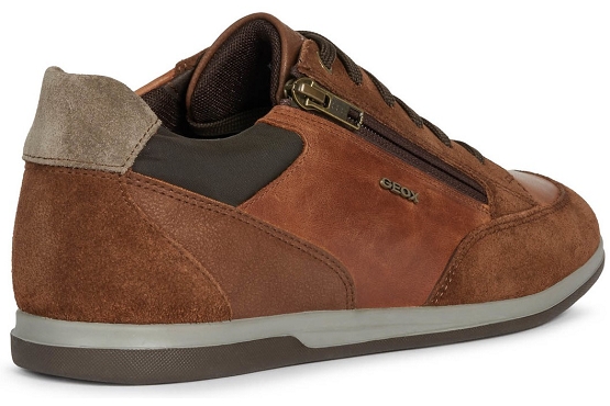 Geox baskets sneakers u164ge cuir camel5535401_4