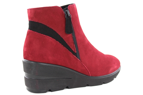 Four inexistant boots bottine emmy nubuck rouge5536201_2