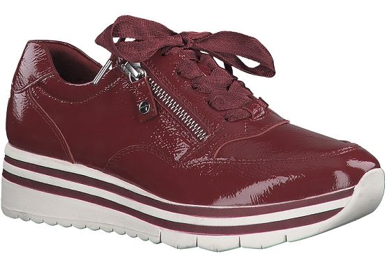 Tamaris baskets sneakers 23707.27 539 vernis rouge5537801_1