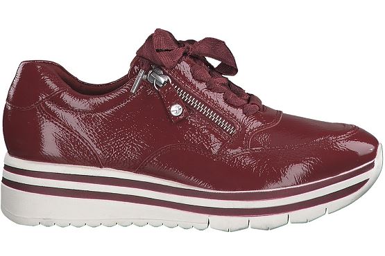 Tamaris baskets sneakers 23707.27 539 vernis rouge5537801_2