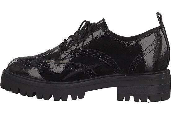 Tamaris derbies lacets 23768.27 018 cuir noir5538501_3