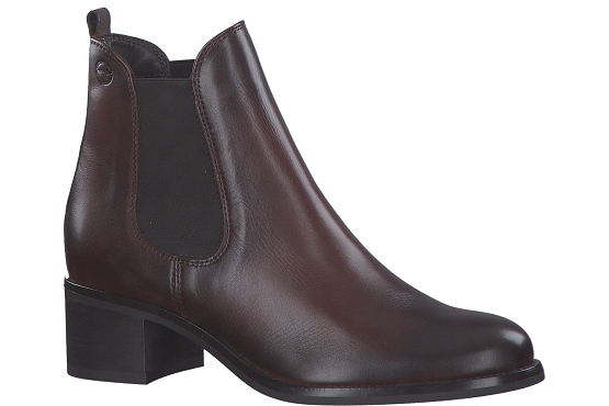 Tamaris boots bottine 25040.27 cuir marron5538801_1