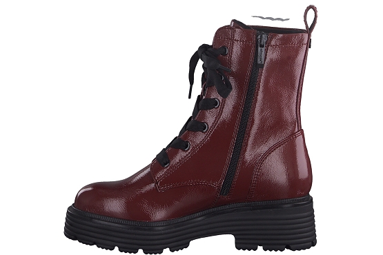 Tamaris boots bottine 25226.27 560 vernis rouge5539401_3