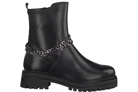 Tamaris boots bottine 25434.27.001 cuir noir5541501_2