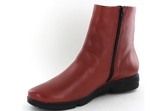 Mephisto boots bottine raine kelly cuir rouge5547201_3