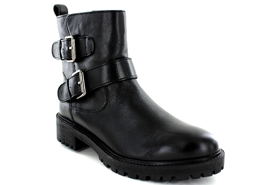Geox boots bottine outlet d94fta cuir noir