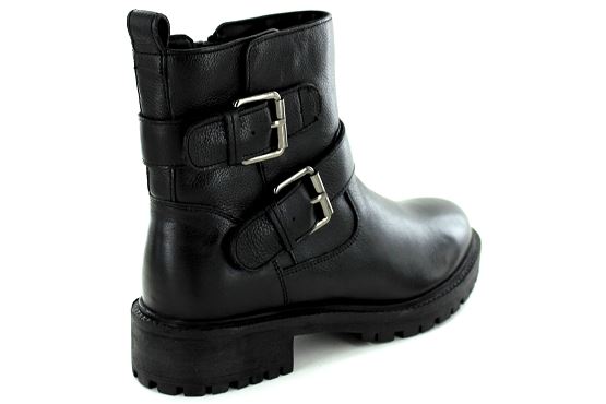 Geox boots bottine outlet d94fta cuir noir5564701_2