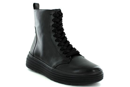 Geox boots bottine outlet d94fda cuir noir5564801_1